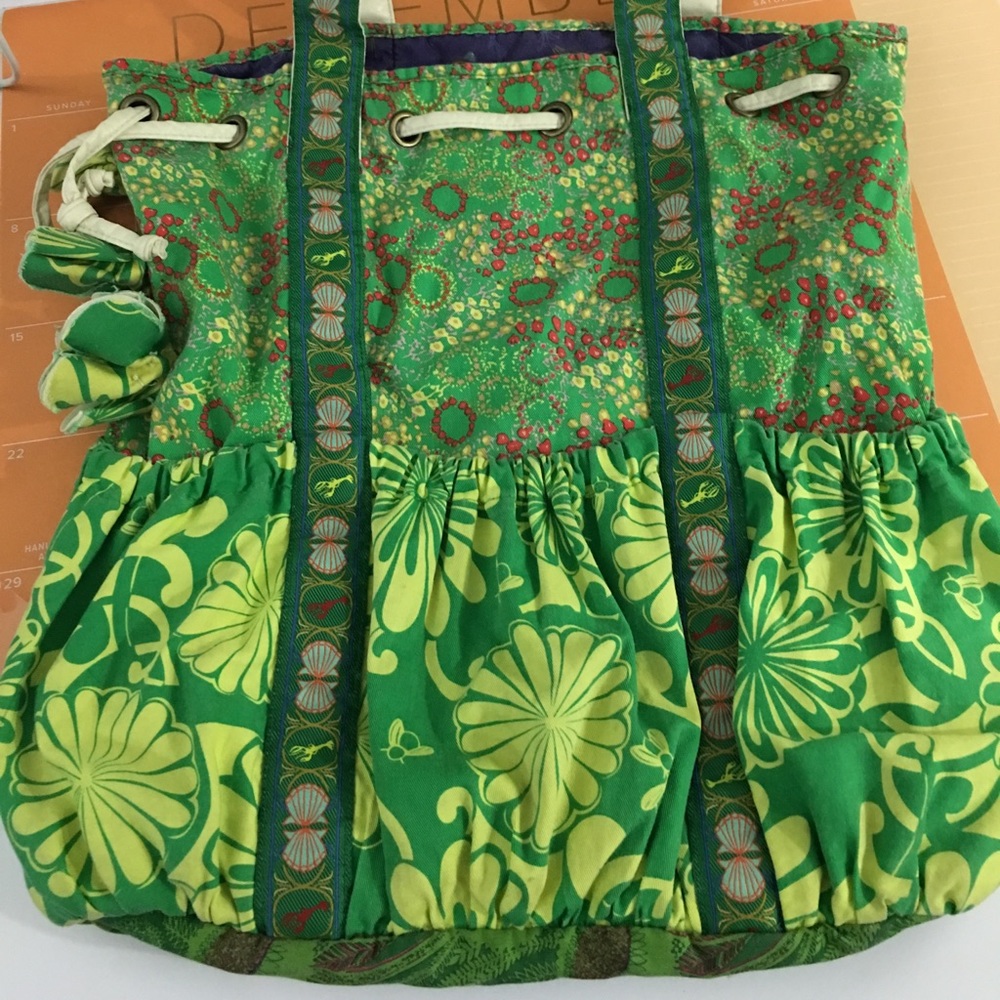 Loop green hobo bag
